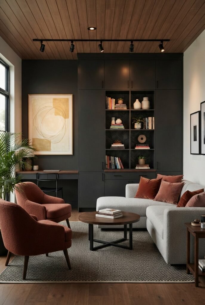 Well-planned, edited small space with intentional choices